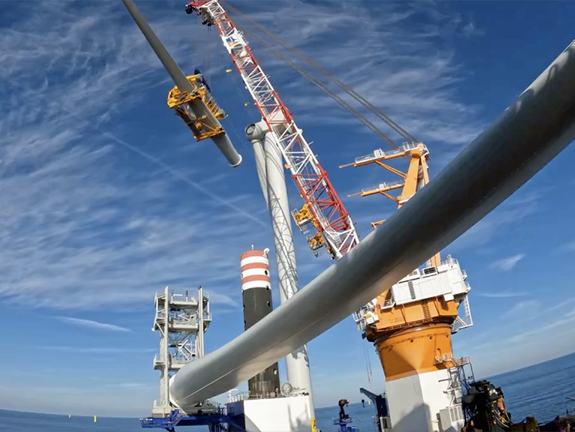 Construction work continues on South Fork Wind. Eversource has reached a deal to divest its interest in South Fork and other offshore wind projects.