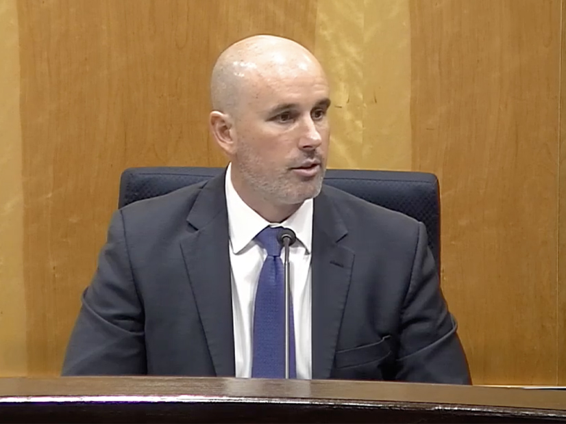 Thomas Gleeson chairs his first PUC meeting. 