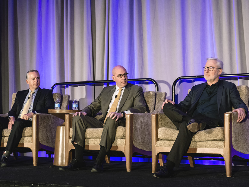 From left: ERCOT CEO Pablo Vegas, NYISO CEO Rich Dewey and ISO-NE CEO Gordon van Welie at EPSA's Competitive Power Summit in D.C.