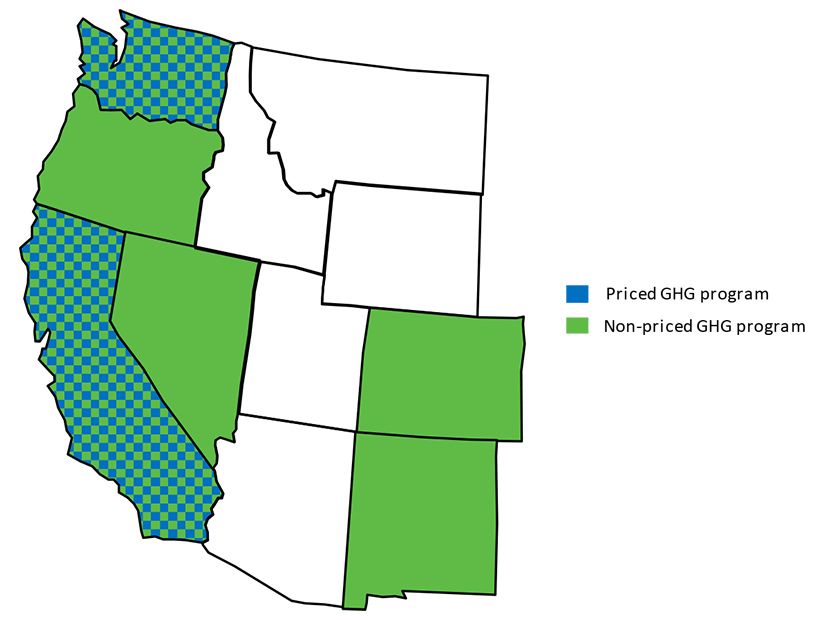 CAISO stakeholders presented two different approaches to accounting for greenhouse gases in the Extended Day-Ahead Market. 