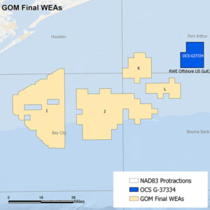 The U.S. Bureau of Ocean Energy Management is proposing a second offshore wind energy auction in the Gulf of Mexico.