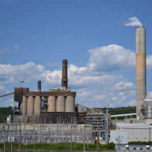 The Merrimack Station in New Hampshire, New England's last coal-fired power plant