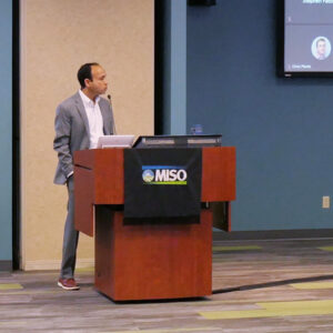 MISO's Neil Shah discusses accreditation at the Feb. 28 Resource Adequacy Subcommittee. 