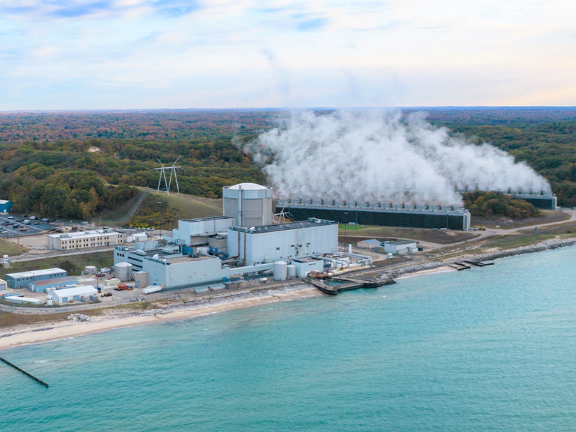 Palisades nuclear plant in Michigan