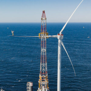 Construction is shown on South Fork Wind, New York's (and the nation's) first utility-scale offshore wind project. The state has postponed its plan to procure power from projects off its coast. Construction is shown on South Fork Wind, New York's (and the nation's) first utility-scale offshore wind project. The state has postponed its plan to procure power from projects off its coast.