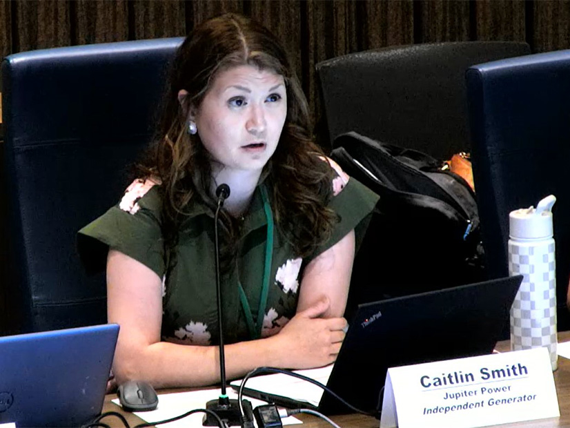 TAC Chair Caitlin Smith guides the committee through its April meeting.