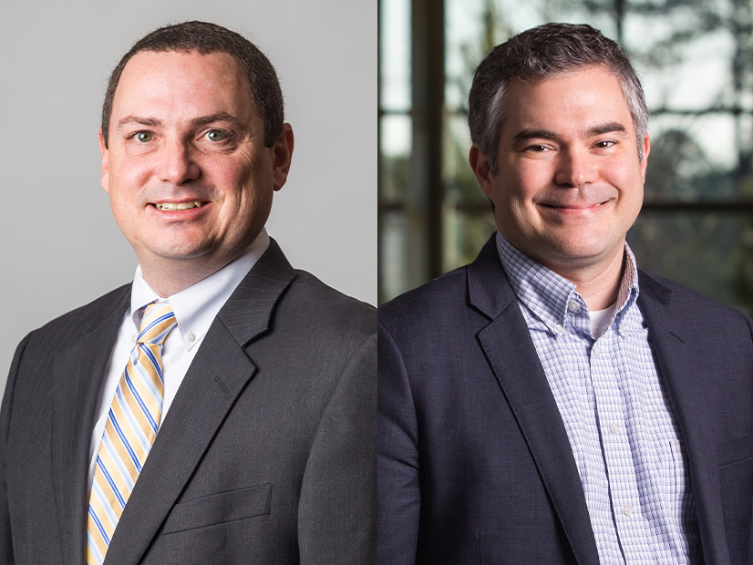 SPP has named David Kelley (left) as its CFO and Casey Cathey as its engineering vice president.