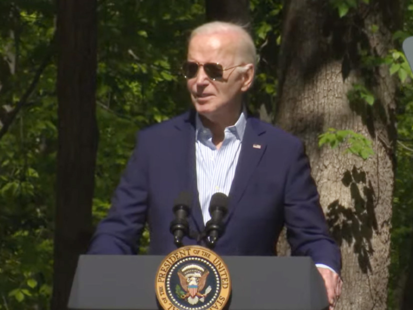 Marking Earth Day, President Joe Biden warned of the threats of climate change. 'Over the last two years, natural disasters and extreme weather in America have cost $270 billion in damages. The impacts we've seen, decades in the making because of inaction, are only going to get worse, more frequent, ferocious and costly.'