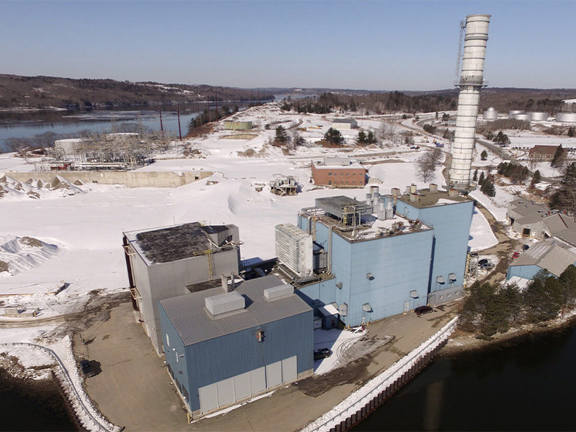 The Bucksport Power Station in Bucksport, Maine