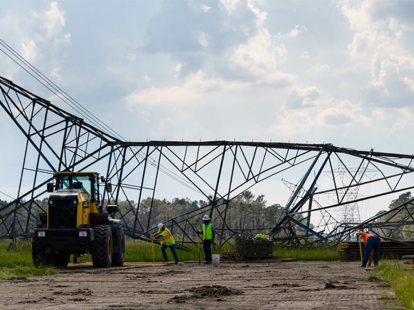 Damage to Entergy's transmission system as a result of Hurricane Laura in 2020