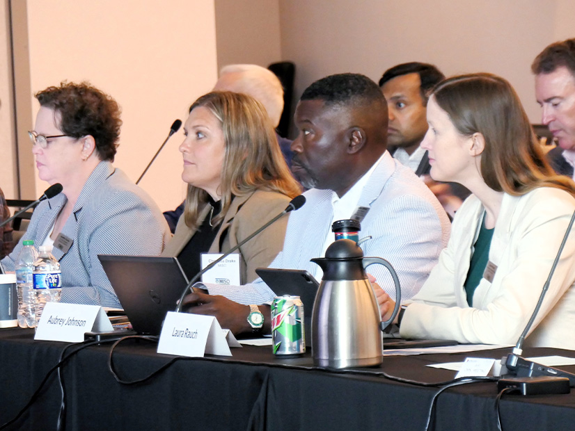 MISO's executive system planning team from left Jennifer Curran, Christina Drake, Aubrey Johnson and Laura Rauch