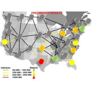The preliminary results of NERC's ITCS study show where it would make the most sense to build interregional transmission capacity. Using a price floor and price cap could help get these lines built, experts said on ACORE’s webinar. The preliminary results of NERC's ITCS study show where it would make the most sense to build interregional transmission capacity. Using a price floor and price cap could help get these lines built, experts said on ACORE’s webinar.