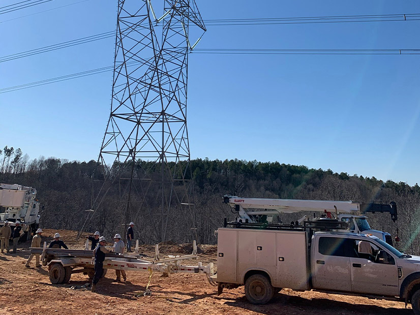 TVA crews rebuilding lines in 2020 after tornadoes in Middle Tennessee