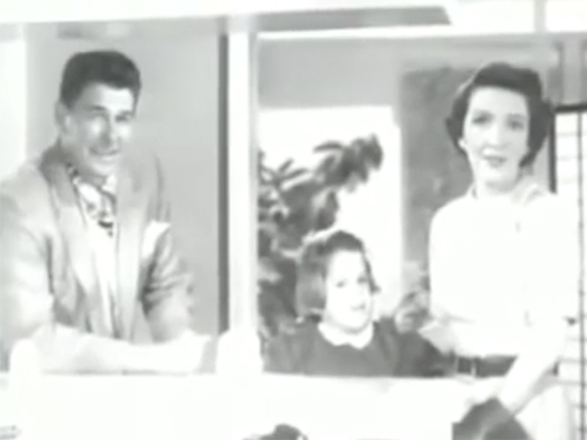 Ronald and Nancy Reagan sell the benefits of electricity for General Electric back in the early days of television.