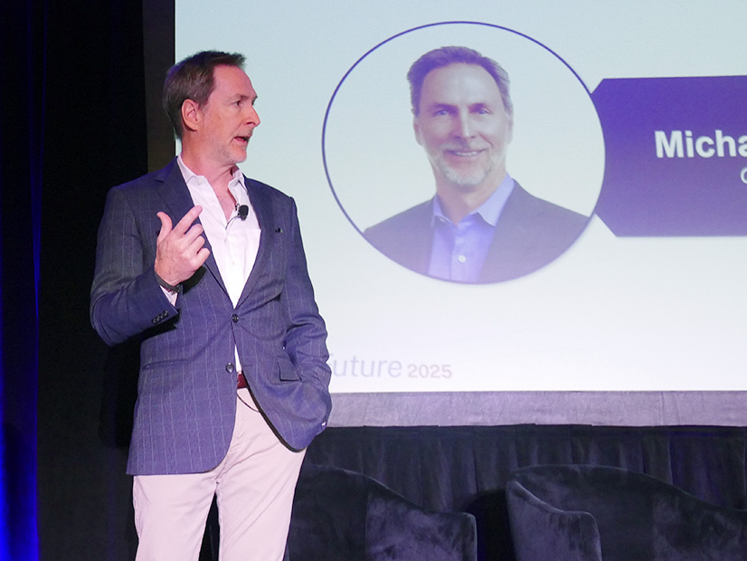 CPower CEO Michael Smith addresses the GridFuture 2025 conference in D.C. CPower CEO Michael Smith addresses the GridFuture 2025 conference in D.C.