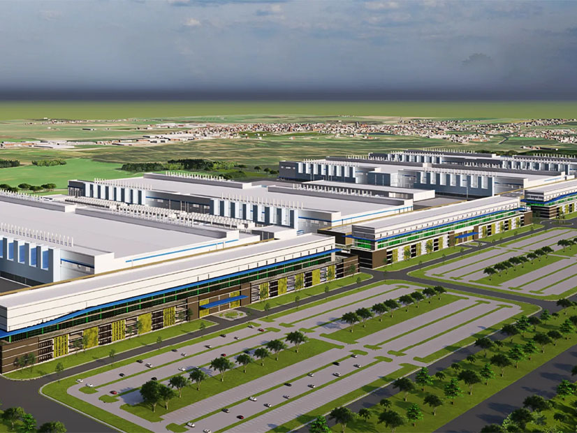 Rendering of Micron's planned semiconductor fabrication facility