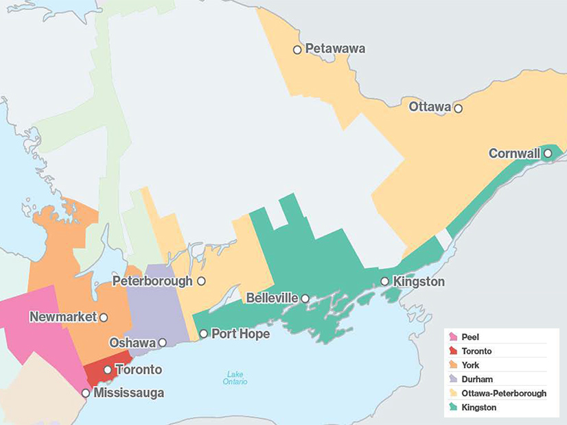 Enbridge Gas central distribution service area