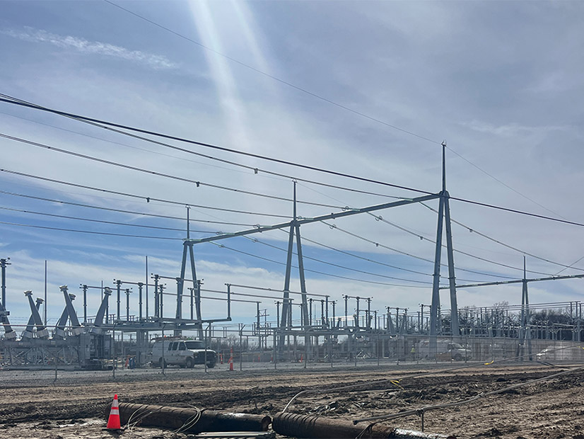 Construction on part of Ameren Illinois' Coffeen-Roxford project 