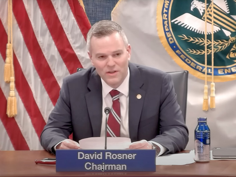 FERC Chair David Rosner FERC Chair David Rosner