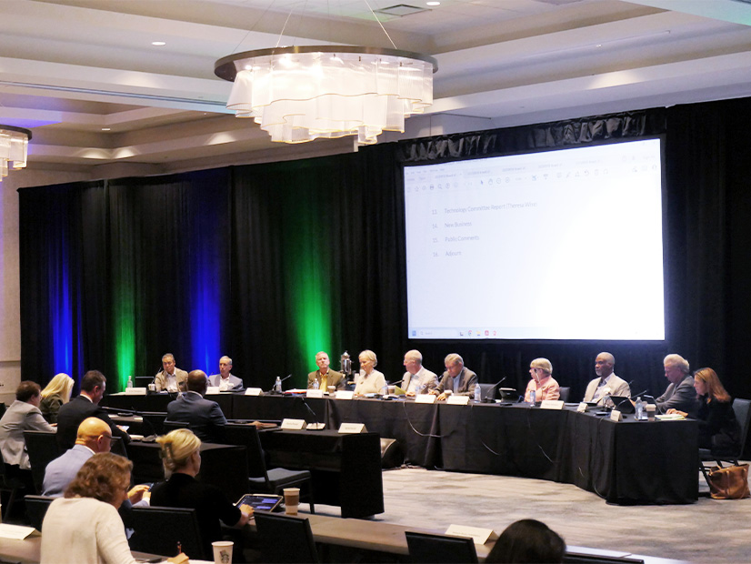 The MISO Board of Directors in session Sept. 18 at the Westin Book Cadillac hotel in Detroit.