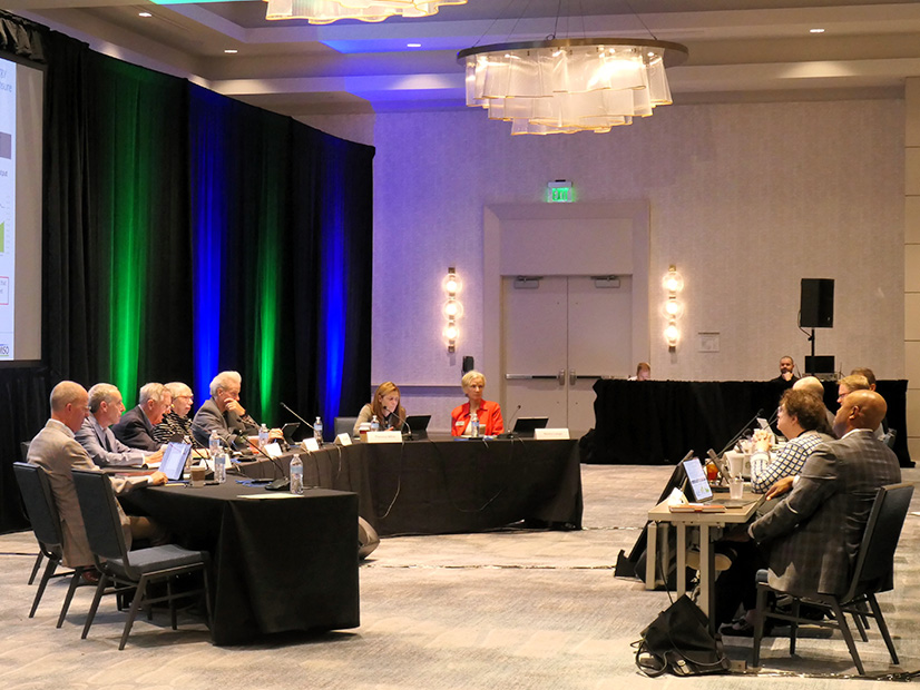 The MISO Markets Committee of the Board of Directors in session on Sept. 16 at the Westin Book Cadillac hotel in Detroit
