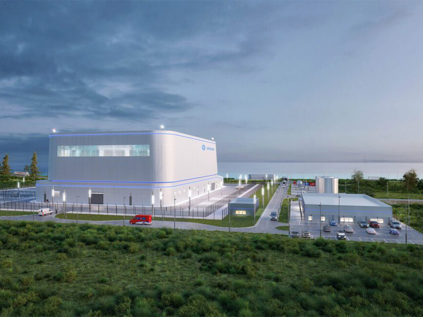 Artist's conception of the Darlington New Nuclear Project, which would become the first operating small modular reactor (SMR) in a G7 country. 