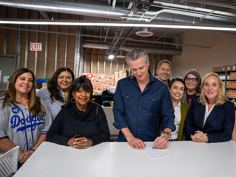 California Gov. Gavin Newsom on Oct. 10 signed a package of bills to help Los Angeles recover from the January wildfires.