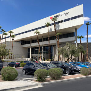 NV Energy headquarters in Las Vegas. NV Energy headquarters in Las Vegas.