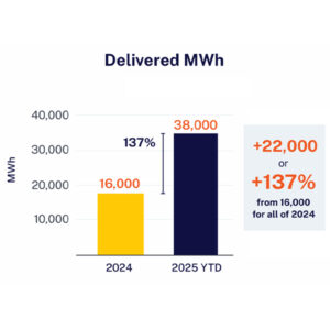 The amount of DR was called on in the first nine months of this year compared to all of 2024