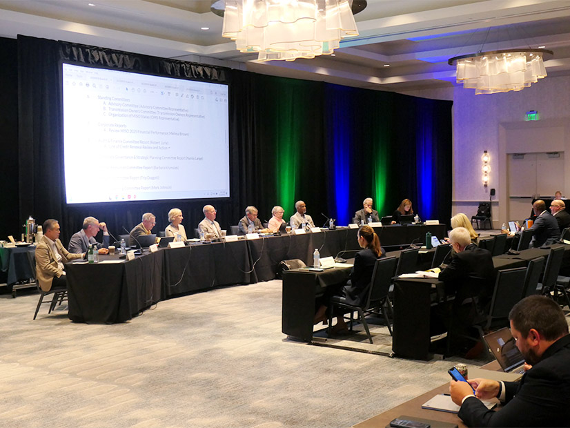 The MISO Board of Directors meets in September in Detroit.