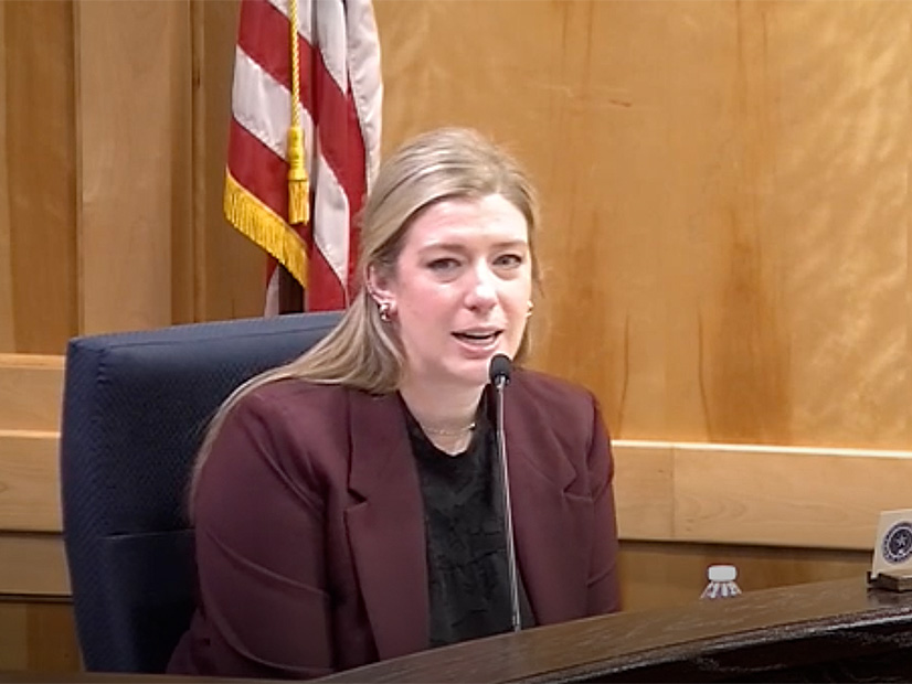 New Commissioner Morgan Johnson at her first PUC meeting New Commissioner Morgan Johnson at her first PUC meeting