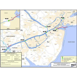 NESE project map NESE project map