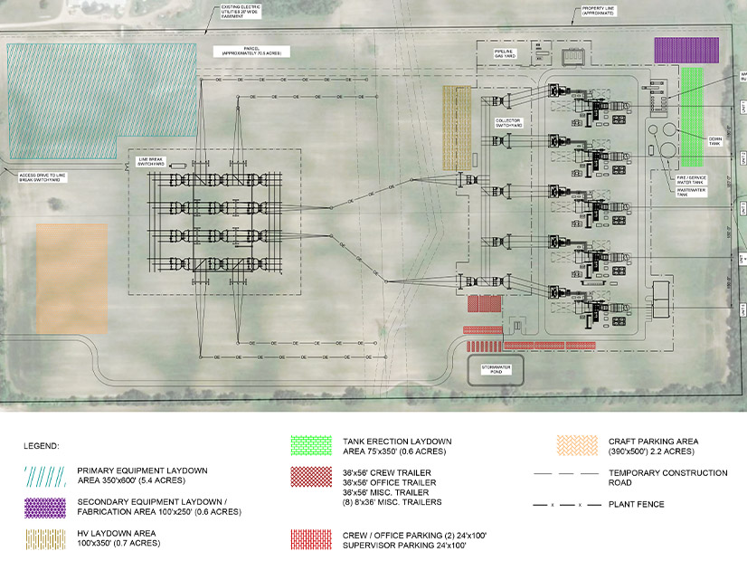Invenergy's proposed Red Oak Ridge Energy Center in Wisconsin is one of MISO's ERAS applicants