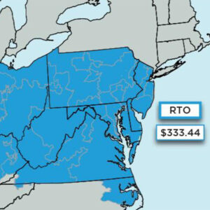 The PJM capacity auction cleared at the $333.44/MW-day maximum price for the 2027/28 delivery year. The PJM capacity auction cleared at the $333.44/MW-day maximum price for the 2027/28 delivery year.