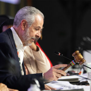 COP30 President André Corrêa do Lago at the conference's closing session in Belem, Brazil, on Nov. 22. COP30 President André Corrêa do Lago at the conference's closing session in Belem, Brazil, on Nov. 22.