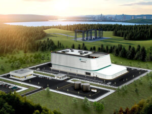 The GE Vernova Hitachi BWRX-300 is the first small modular reactor being built in North America. The GE Vernova Hitachi BWRX-300 is the first small modular reactor being built in North America.
