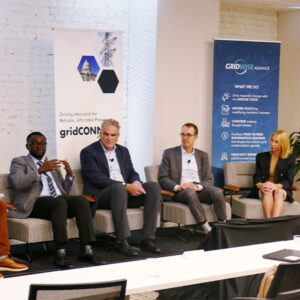 From left: Siemens Grid Software's Matt Burton, Dominion Energy's Ibukunoluwa Korede, Siemens Energy's Craig Newman, Grid Strategies' Rob Gramlich and IBM's Rebekah Eggers at the gridCONNEXT conference From left: Siemens Grid Software's Matt Burton, Dominion Energy's Ibukunoluwa Korede, Siemens Energy's Craig Newman, Grid Strategies' Rob Gramlich and IBM's Rebekah Eggers at the gridCONNEXT conference