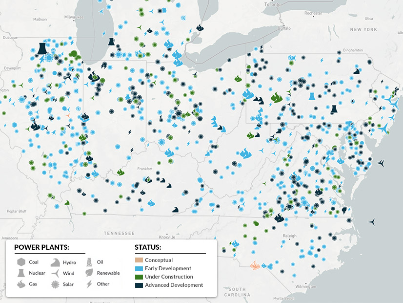Planned new generation in PJM Planned new generation in PJM