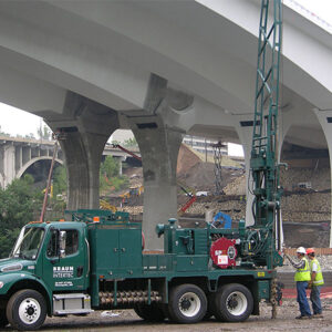 Preconstruction soil boring work Preconstruction soil boring work