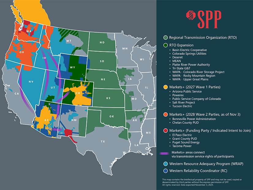 SPP's various market footprints. SPP's various market footprints.
