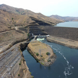 Idaho Power's Brownlee Dam is the largest and furthest upstream of the three dams in the company's Hells Canyon Project along the Snake River. Idaho Power's Brownlee Dam is the largest and furthest upstream of the three dams in the company's Hells Canyon Project along the Snake River.