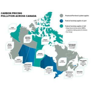 Seven of Canada’s provinces, including Alberta and Ontario, use provincial output-based pricing systems, while four use a similar federal system. Seven of Canada’s provinces, including Alberta and Ontario, use provincial output-based pricing systems, while four use a similar federal system.