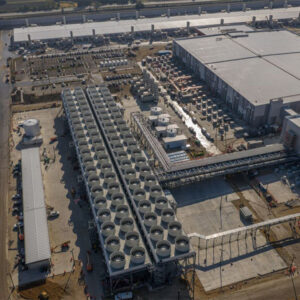 Aerial view of Microsoft’s Fairwater data center campus in Mount Pleasant, Wis. Aerial view of Microsoft’s Fairwater data center campus in Mount Pleasant, Wis.