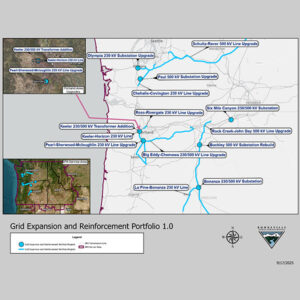 The largest upgrade under BPA's GERP 1.0 initiative is the Big Eddy to Chemawa line. The largest upgrade under BPA's GERP 1.0 initiative is the Big Eddy to Chemawa line.