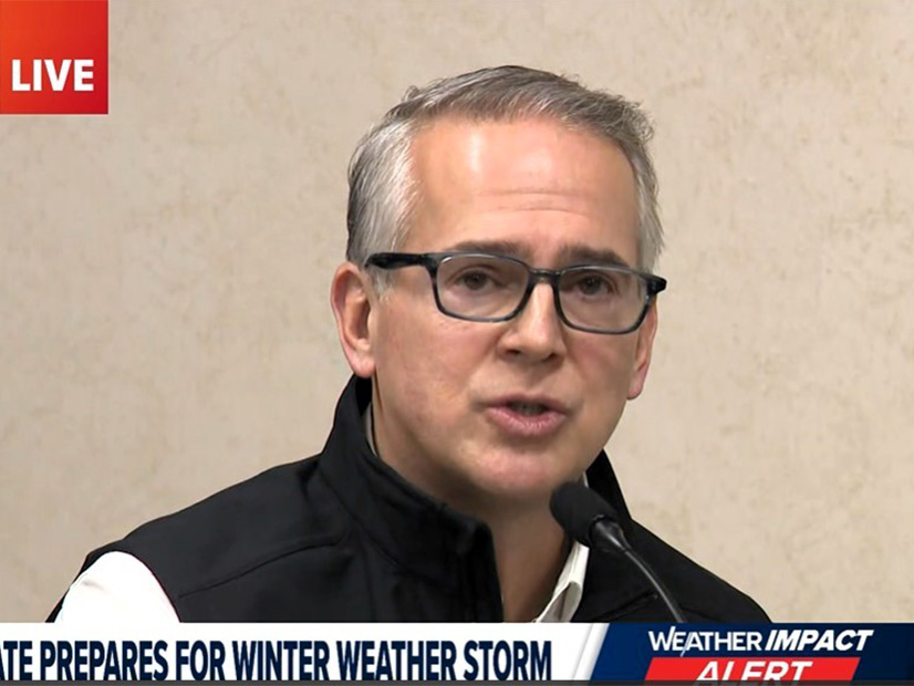 Pablo Vegas speaks during press conference on Winter Storm Fern. Pablo Vegas speaks during press conference on Winter Storm Fern.