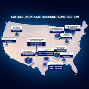 Hundreds of data centers are proposed across the U.S. This shows just the most expensive currently under construction. Hundreds of data centers are proposed across the U.S. This shows just the most expensive currently under construction.