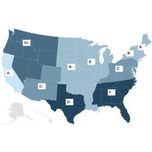 ACEG's report card showing how the different regions' transmission planning and development are ranked and how they have improved since 2023. ACEG's report card showing how the different regions' transmission planning and development are ranked and how they have improved since 2023.