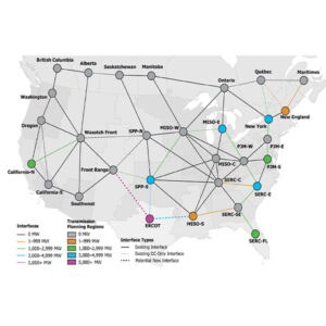 A map showing which parts of the country could benefit from increased interregional transmission A map showing which parts of the country could benefit from increased interregional transmission