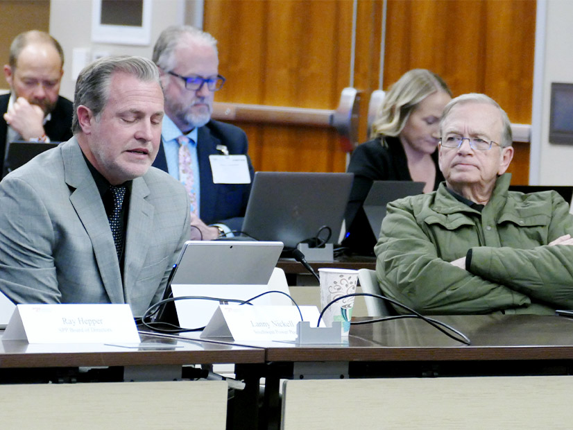 SPP CEO Lanny Nickell (left) praises the RSC as Louisiana's Eric Skrmetta listens. SPP CEO Lanny Nickell (left) praises the RSC as Louisiana's Eric Skrmetta listens.