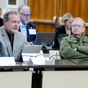 SPP CEO Lanny Nickell (left) praises the RSC as Louisiana's Eric Skrmetta listens. SPP CEO Lanny Nickell (left) praises the RSC as Louisiana's Eric Skrmetta listens.